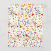 Terracotta Wildflower Baby in Bloom Shower (Achterkant)