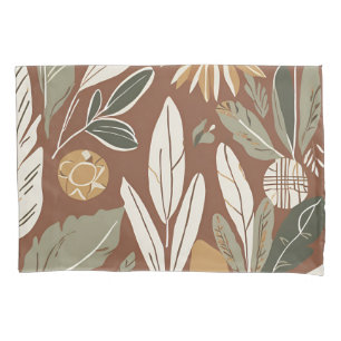 Terracotta Wildflower Boho Rustieke Eclectische St Kussensloop