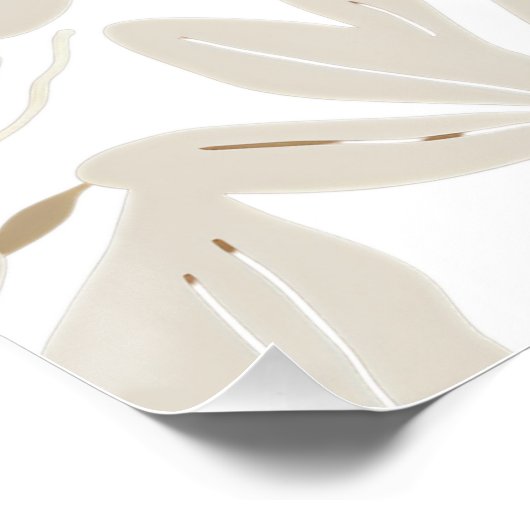 Terracotta Wildflower Boho Rustieke Spring Wall Ar Perfect Poster (Hoek)