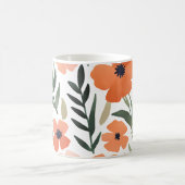 Terracotta Wildflower Rustic Boho Drinkware Koffiemok (Center)