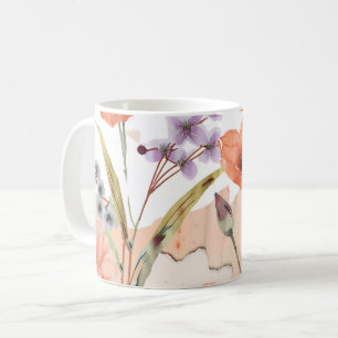 Terracotta Wildflower Rustic Boho Drinkware Koffiemok
