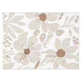 Terracotta Wildflower Rustiek Boho Spring Decor Tafelkleed (Voorkant (Horizontaal))