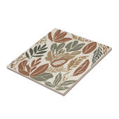 Terracotta Wildflower Rustiek Boho Spring Decor Tegeltje (Zijkant)