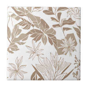 Terracotta Wildflower Rustiek Boho Spring Decor Tegeltje