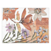 Terracotta Wildflower Rustiek Boho Tafeldecor Tafelkleed (Voorkant (Horizontaal))