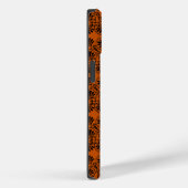 Terracotta Zwart Oudgrieks Meander Patroon Case-Mate iPhone Case (Achterkant / Rechts)