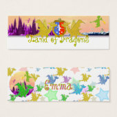 Terrain de dragons Nom Balise Emma for Kids (Devant & derrière)