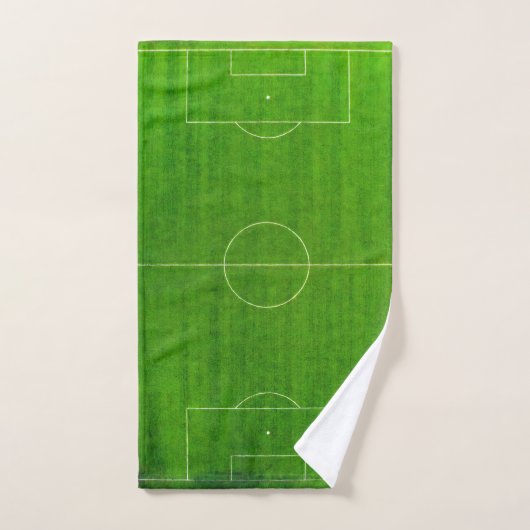 Terrain de football (Style n° 1) (Serviette à main)