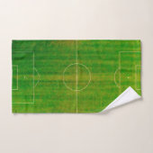 Terrain de football (Style n° 2) (Serviette à main)