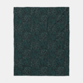 Terrain Pattern Green 01bx4.Black Fleece Deken (Voorkant)