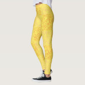 Terrain Pattern Red 01x4B Black BG Leggings (Links)