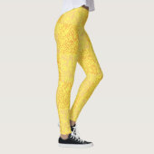 Terrain Pattern Red 01x4B Black BG Leggings (Rechts)
