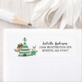 Terrain sauvage de la tribu Un Étiquette de adress (En situation)