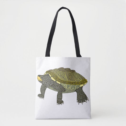 Terrapin (blanc) - Sac fourre-tout (Devant)