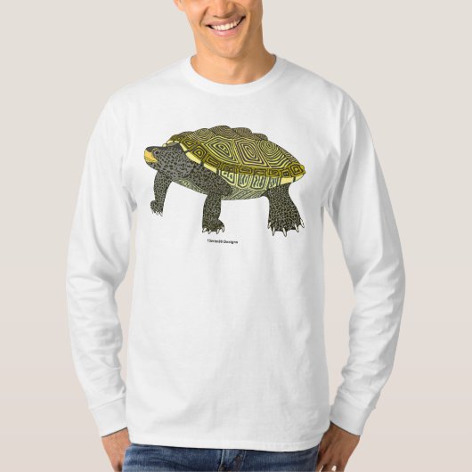 Terrapin (blanc) - T-shirt à manches longues pour (Devant)