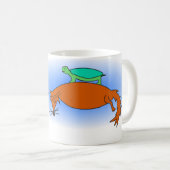 Terrapin flottant sur une tasse de renard (Devant droit)