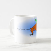 Terrapin flottant sur une tasse de renard (Devant gauche)