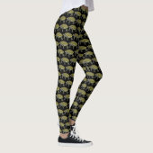 Terrapin (motif noir) - Legging pour femmes (Droite)