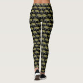 Terrapin (motif noir) - Legging pour femmes (Dos)