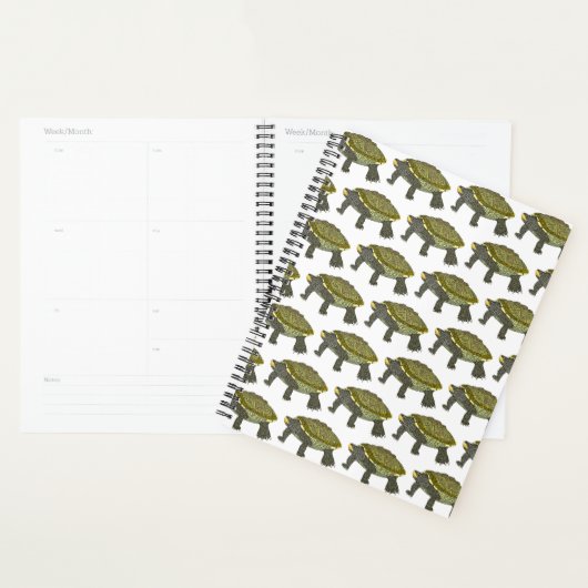 Terrapin (patroon wit) - Planner (Display)