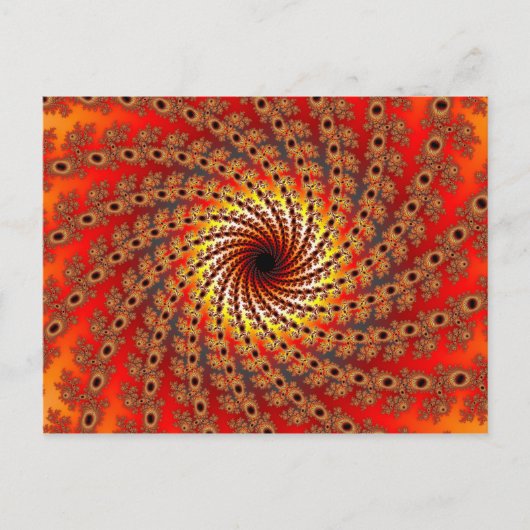 Terrapin Spin Fractal Art Briefkaart (Voorkant)