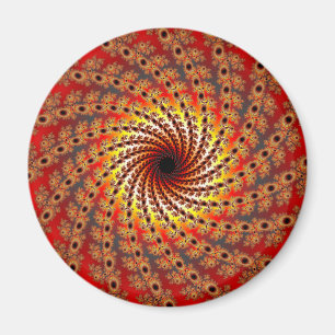 Terrapin Spin Fractal Art Magneet