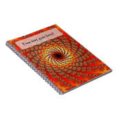 Terrapin Spin Fractal Art Notitieboek (Rechterzijde)