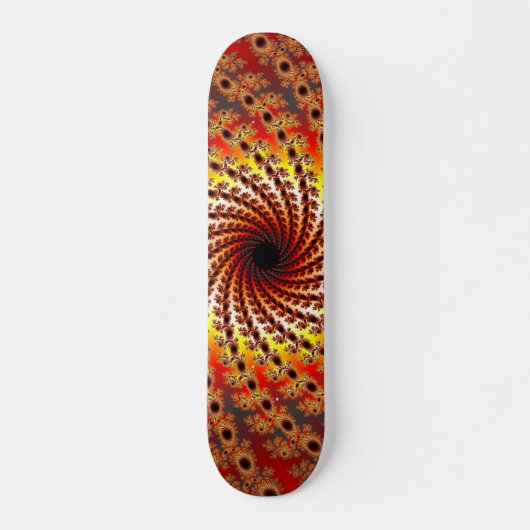 Terrapin Spin Fractal Art Skateboard (Voorkant)