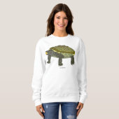 Terrapin (wit) - Dames sweatshirt (Voorkant volledig)
