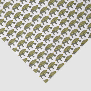Terrapin (wit) - Tissuepapier