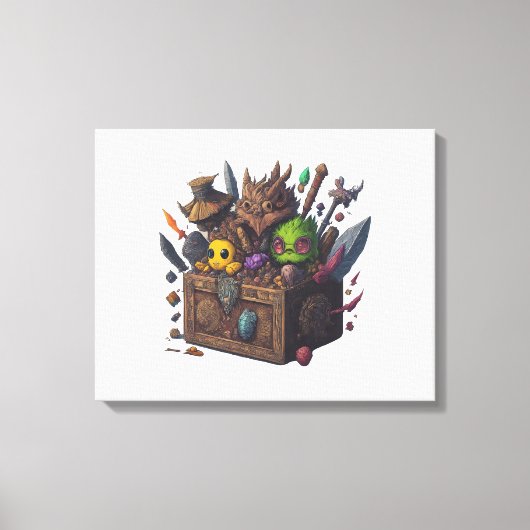 Terraria Merch Pack Canvas Afdruk (Voorkant)