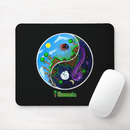 Terraria Night And Day T Shirt  Muismat (Met muis)