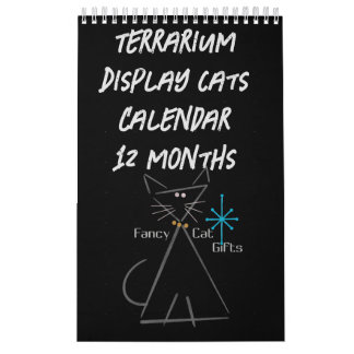 Terrarium Beeld Kat Kalender