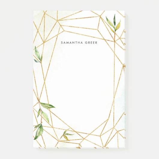 Terrarium Botanical Personalized Post-it® Notes (Voorkant)