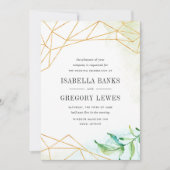 Terrarium bruiloft uitnodiging (Voorkant)