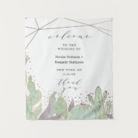 Terrarium Cactus & Succulenten Bruiloft Welkom