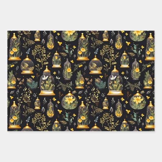 Terrariums en papier de découpage Jeu de 3 (Devant 2)