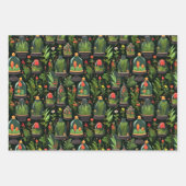 Terrariums en papier de découpage Jeu de 3 (Devant 3)