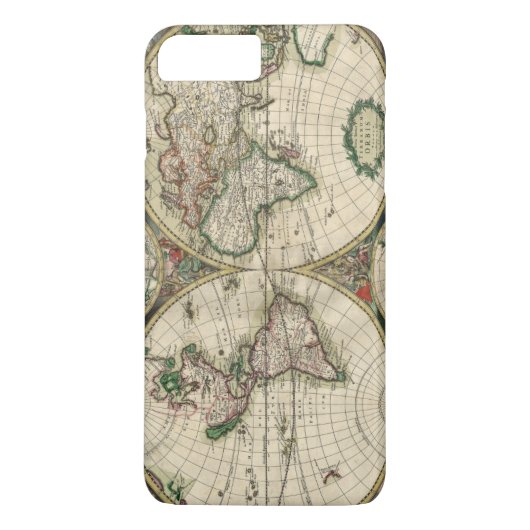 Terrarum Orbis Tabula Case-Mate iPhone Case (Achterkant)