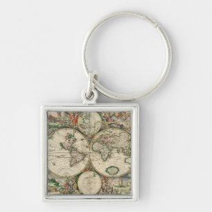 Terrarum Orbis Tabula Sleutelhanger