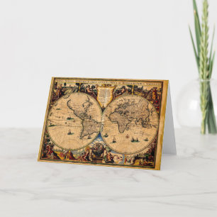 Terrarum vintage 1625 de totius de nova de carte