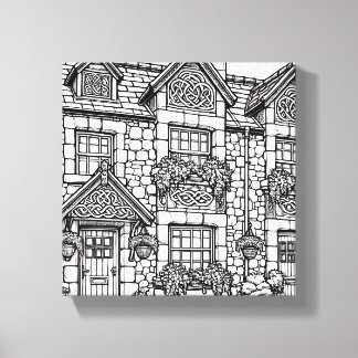 Terras Huis #11 Canvas Afdruk