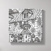Terras Huis #12 Canvas Afdruk (Voorkant)