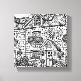 Terras Huis #20 Canvas Afdruk