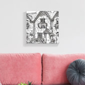 Terras Huis #27 Canvas Afdruk (Insitu (Woonkamer))