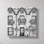 Terras Huis #28 Canvas Afdruk (Voorkant)