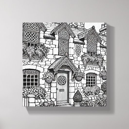 Terras Huis #29 Canvas Afdruk (Voorkant)