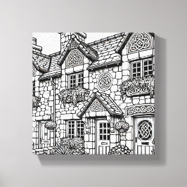 Terras Huis #31 Canvas Afdruk