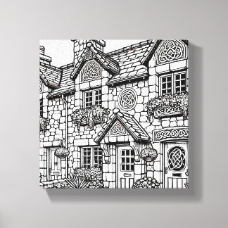 Terras Huis #31 Canvas Afdruk