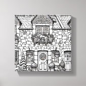 Terras Huis #32 Canvas Afdruk (Voorkant)